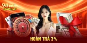 Khuyến Mãi Hoàn Trả 3% - Tri Ân Cực Khủng Cho Hội Viên 98Win